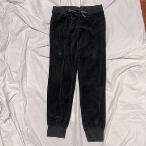 Juicy couture velvet sweatpants, black, S